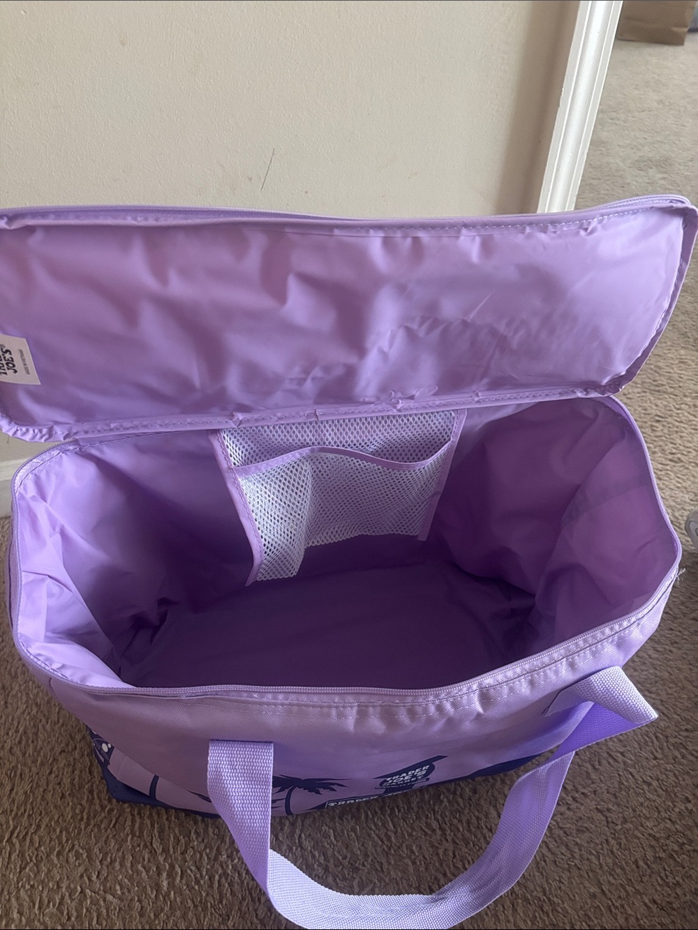 Trader Joe’s Lilac Cooler Bag - Picture 2 of 3